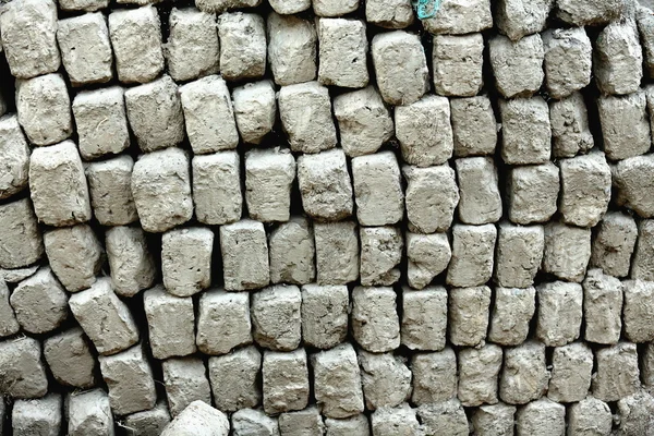 Pile of adobe bricks. Gyantse-Tibet. 1611 — Stock Photo, Image