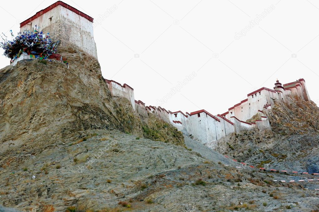 Dzong-fortress of Gyantse-Tibet. 1601
