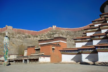 Budist bayrak direği. Pelkhor Chode Manastırı. Gyantse-Tibet. 1638