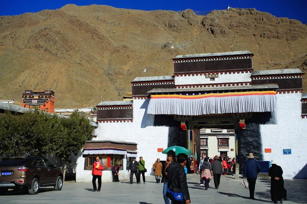 Tor zum Tashilhunpo-Kloster. shigatse-tibet. 1681 — Stockfoto