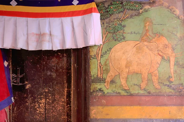 Interiér kláštera Tashilhunpo. Thajsko Tibet. 1702 — Stock fotografie
