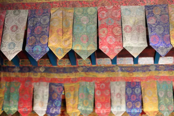 Silk chopens. Sakya-Tibet. 1856 — Stock Photo, Image