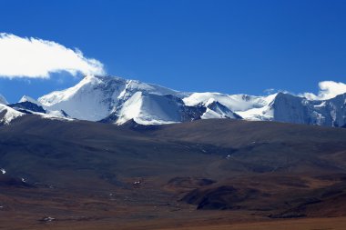 Lapche veya Labuche sayfa bölümü Himalayalar. Tingri-Tibet. 1941
