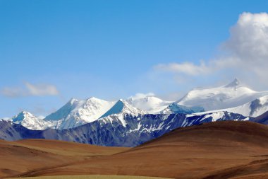 Tepeler Ne.end Lapche sayfa bölümüne. Himalayalar-Tibet. 1964