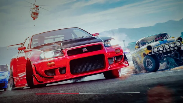 Roma İtalya, 23 Aralık 2020, indirme, ekrana Hız İçin İhtiyaç. Bu araba yarışları için popüler bir elektronik oyun serisidir..