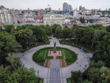 Taras Shevchenko Parkı. Kiev. Ukrayna
