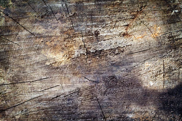 Wooden Background Old Brown Raw Wood Texture — Stock Photo, Image