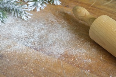 Soyut Noel gıda destek ve arka plan yemek