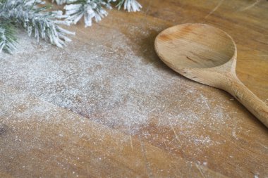 Soyut Noel gıda destek ve arka plan yemek