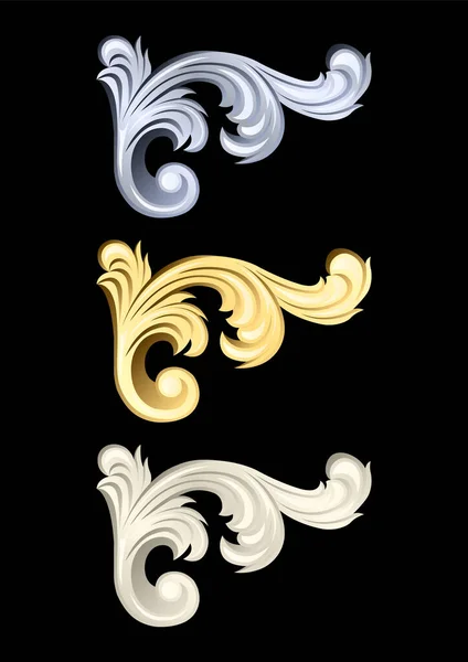 Gypsum, gold, silver metal products, stucco weave, pattern isolated — Stock Illustration Gypsum, gold, silver metal products, stucco weave, pattern isolated Vector Graphics