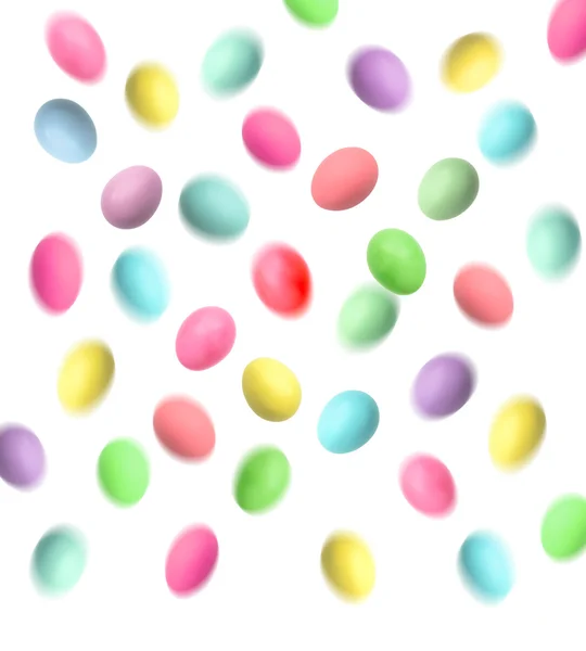 Huevos multicolores de Pascua — Foto de Stock