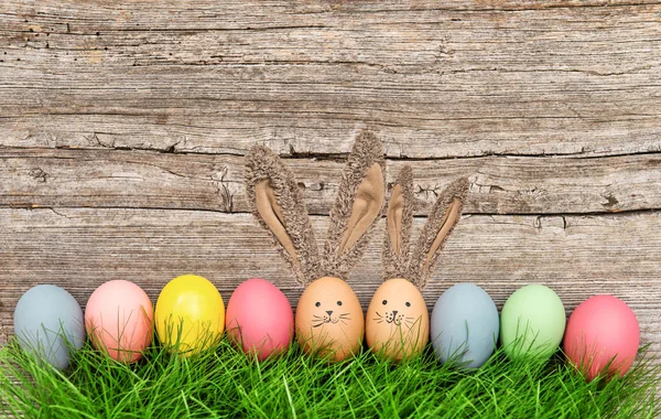 Huevos conejitos con orejas grandes — Foto de Stock