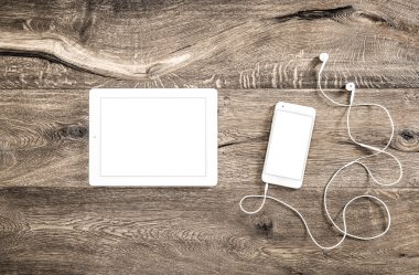 Dijital cihazlar. Akıllı telefon tablet pc ofis masası