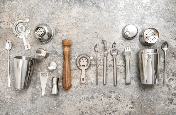 Bar tools for making cocktails — Stock Photo, Image