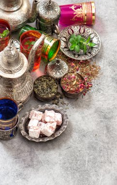 Arapça çay Tablo ayarı