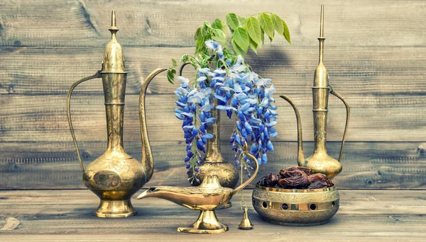 Golden oriental decorations. — Stock Photo, Image