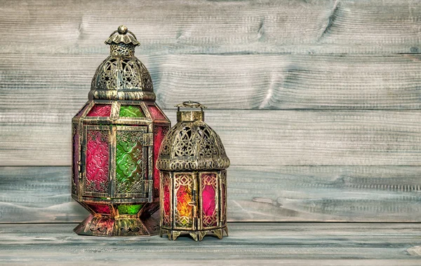Lanterne luminose orientali — Foto Stock