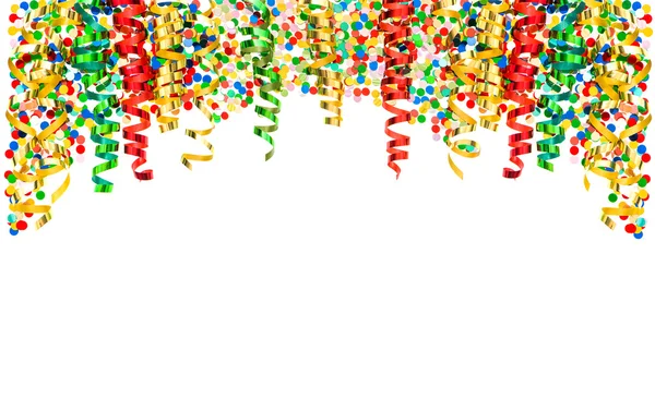 Streamer confetti Holidays carnival party serpentine decoration — Stock Photo, Image