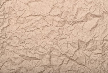 Buruşmuş kağıt dokusu. Sanatsal karton arkaplan