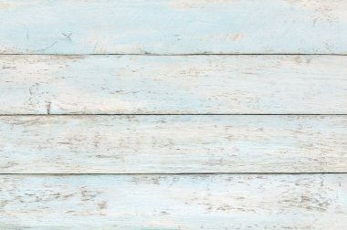 Ahşap arka plan. Mavi renkler yıpranmış ahşap dokusunda