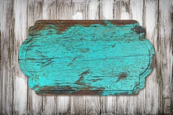 带有深蓝色老式厨房板的乡村木制背景 — 图库照片