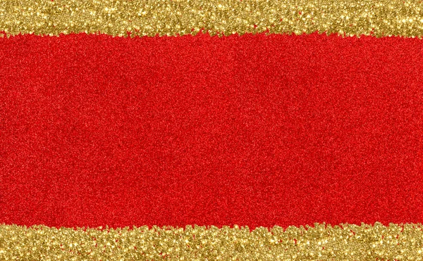 Festlicher Roter Hintergrund Mit Goldenen Glitzernden Streifen — Stockfoto