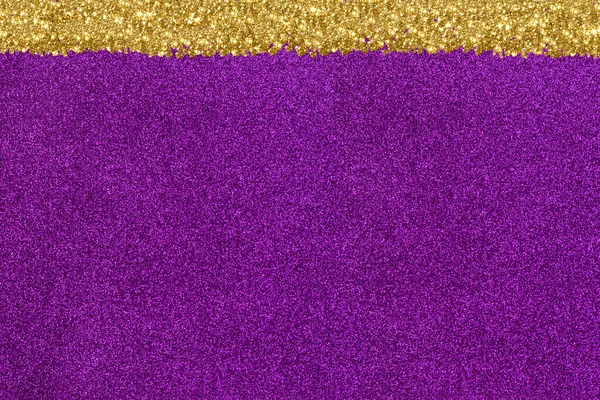 Glitter Fundo Roxo Com Estrelas Brilhantes Listras Douradas — Fotografia de Stock