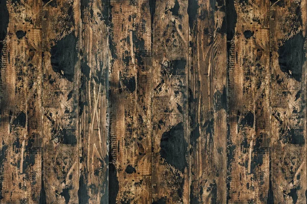 木制背景 褐色的木质部锈蚀风化表面 — 图库照片