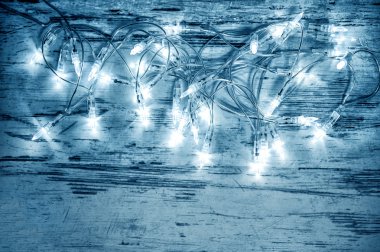 Noel dekorasyon ışıklar garland. Festival süsleme
