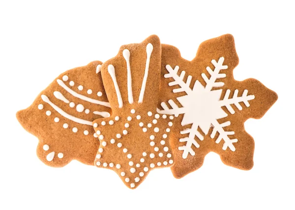 Gingerbread cookies for christmas holidays — Stock Photo, Image