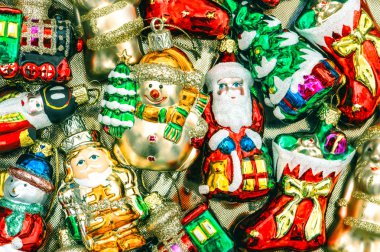 Yılbaşı ağacı süsleri baubles, oyuncaklar ve süs eşyaları