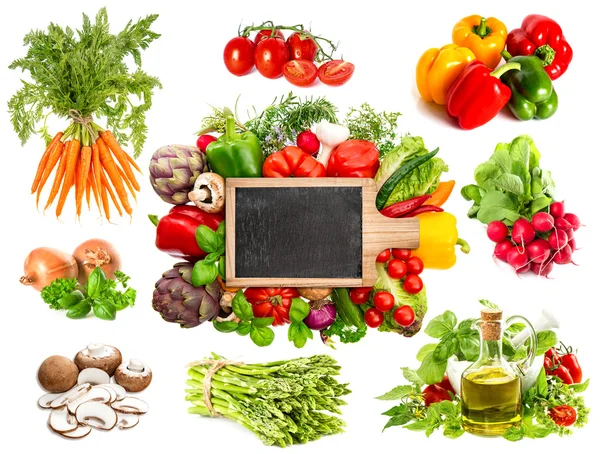 Zelenina a byliny, samostatný — Stock fotografie