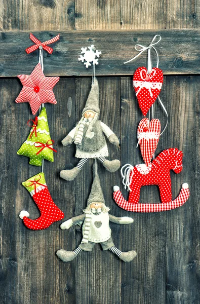 Natal brinquedos artesanais — Fotografia de Stock