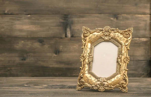 Antique golden picture frame — Stock Photo, Image