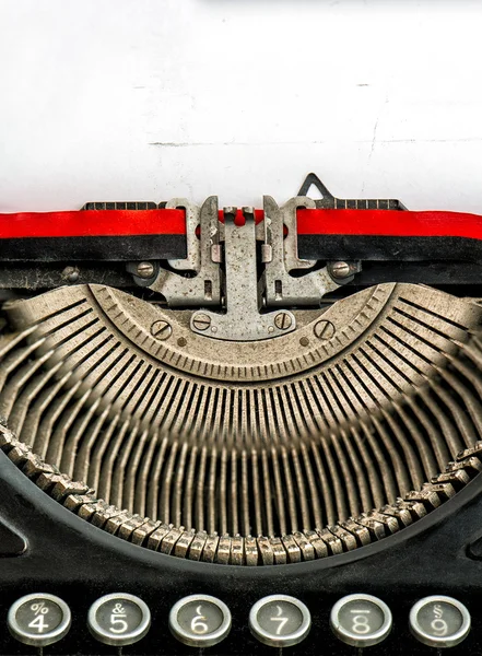 Régi typewriter helyet a szöveg — Stock Fotó