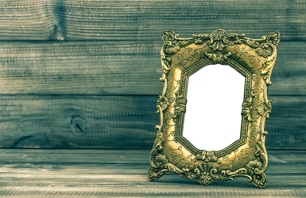 Golden baroque frame — Stock Photo, Image