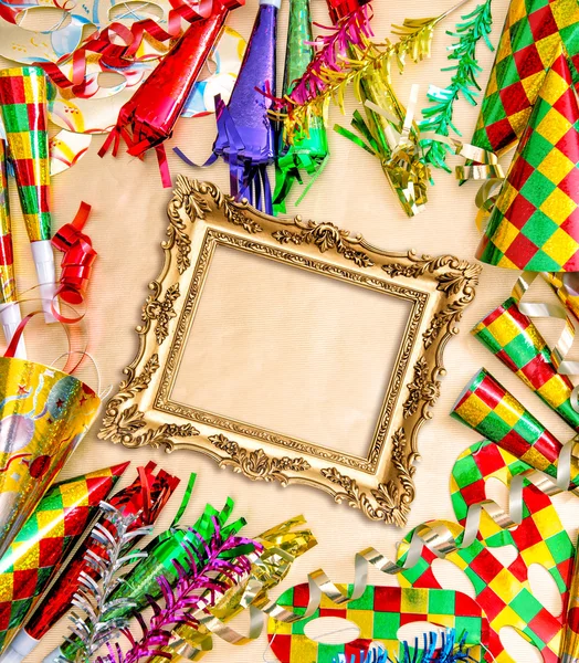 Decoraciones de fiesta de carnaval veneciano — Foto de Stock