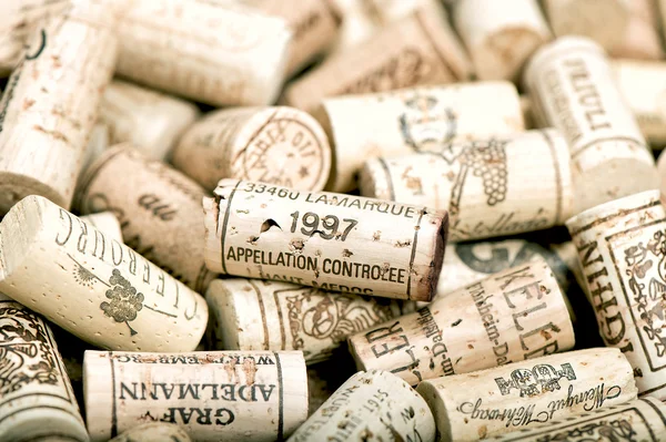 Closeup of wine corks. — Stock Photo, Image