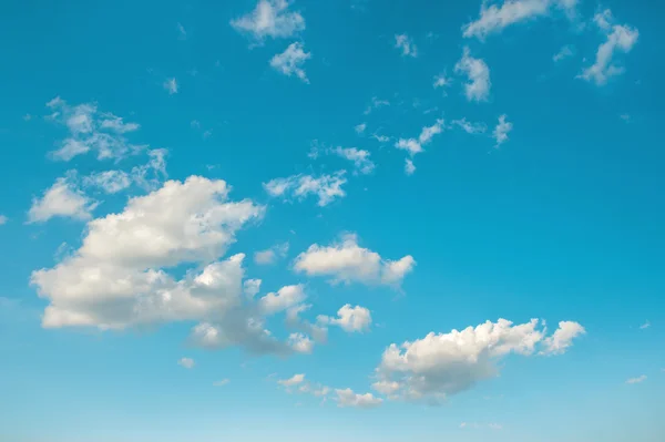 Cloudy blue sky. Nature background. Environment — Stock Photo, Image