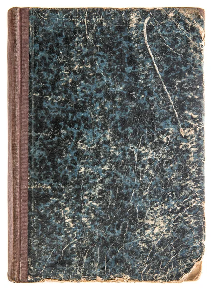 Capa de livro de papel vintage isolada no fundo branco — Fotografia de Stock