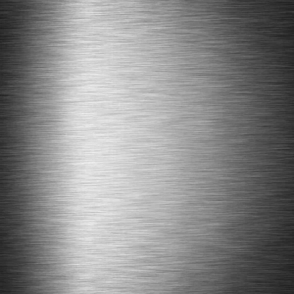 Metallisch gebürstete Textur. Stahl glänzenden Hintergrund — Stockfoto