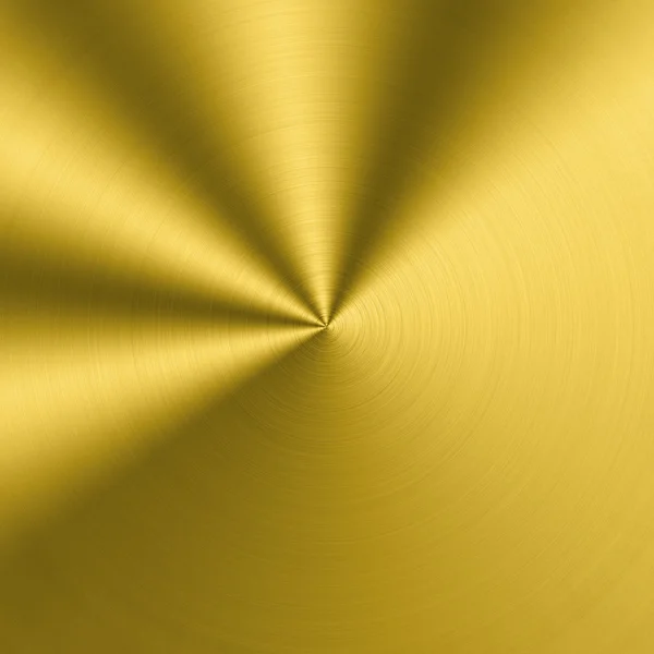 Circular metallic texture. Golden shiny background — Stock Photo, Image