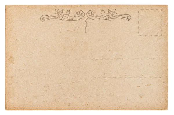 Boş kartpostal. Vintage retro tarzı kağıt arka plan