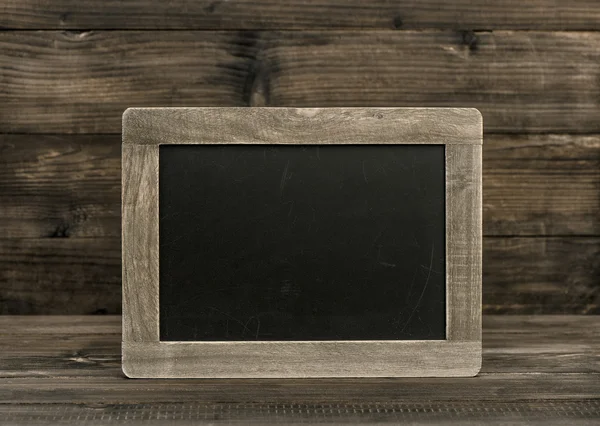 Schoolbord in houten frame — Stockfoto