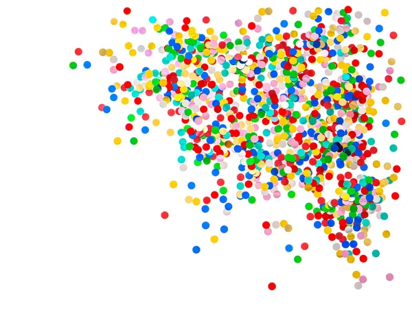 Konfetti bakgrund. Födelsedag, karneval, semester part dekoration — Stockfoto