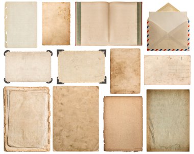 Kağıt, kitap, zarf, karton, fotoğraf çerçeve köşe