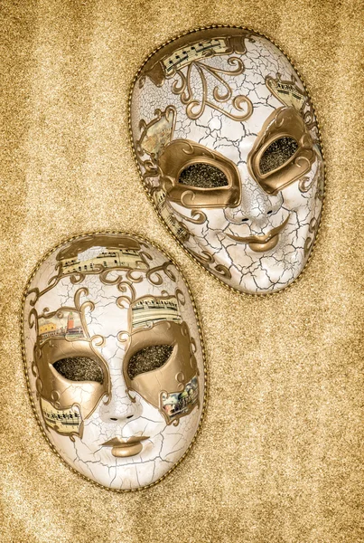 Arlequim de máscara de carnaval. Mardi gras. Festival veneziano — Fotografia de Stock