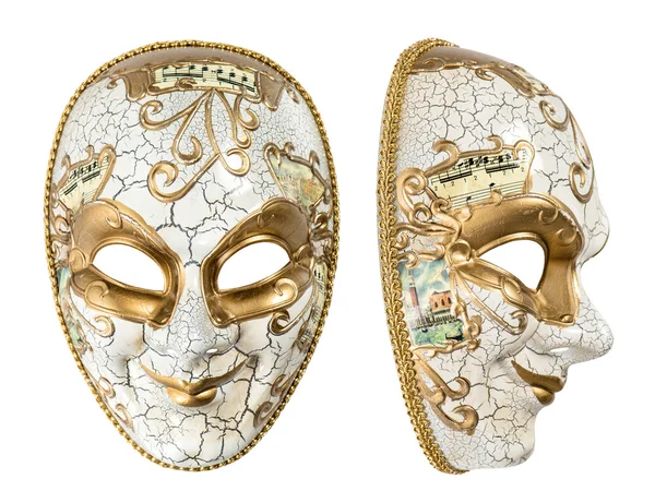 Arlequim de máscara de carnaval. Mardi gras. Férias decoração — Fotografia de Stock