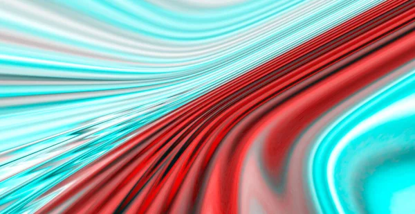 Einfaches Design Rote Wellenlinien Auf Hellblauem Stahl Trendfarbe 2020 Banner — Stockfoto