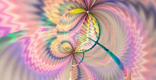Abstrakt Geometrisk Modern Teknik Bakgrund Flerfärgad Regnbåge Färg Lutning Vågor — Stockfoto